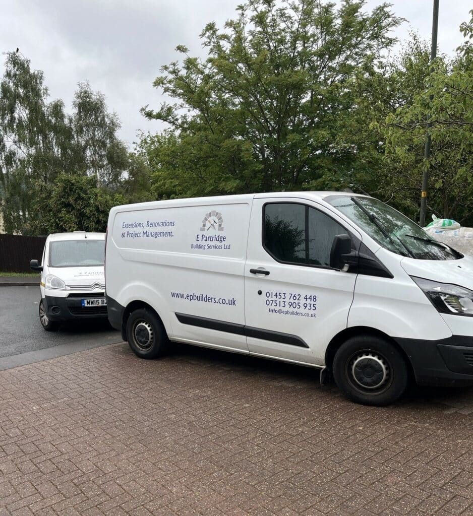 E Partridge Building Services Van