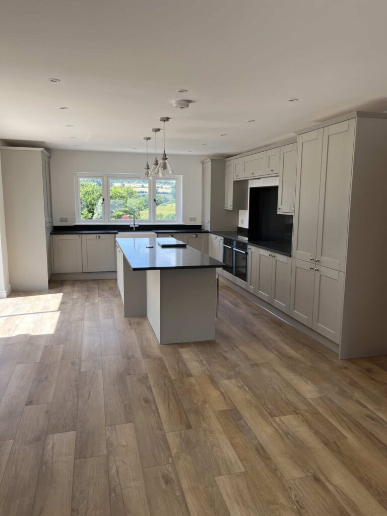 Grey Kitchen Installation